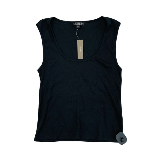 Top Sleeveless By J. Crew In Black, Size:L