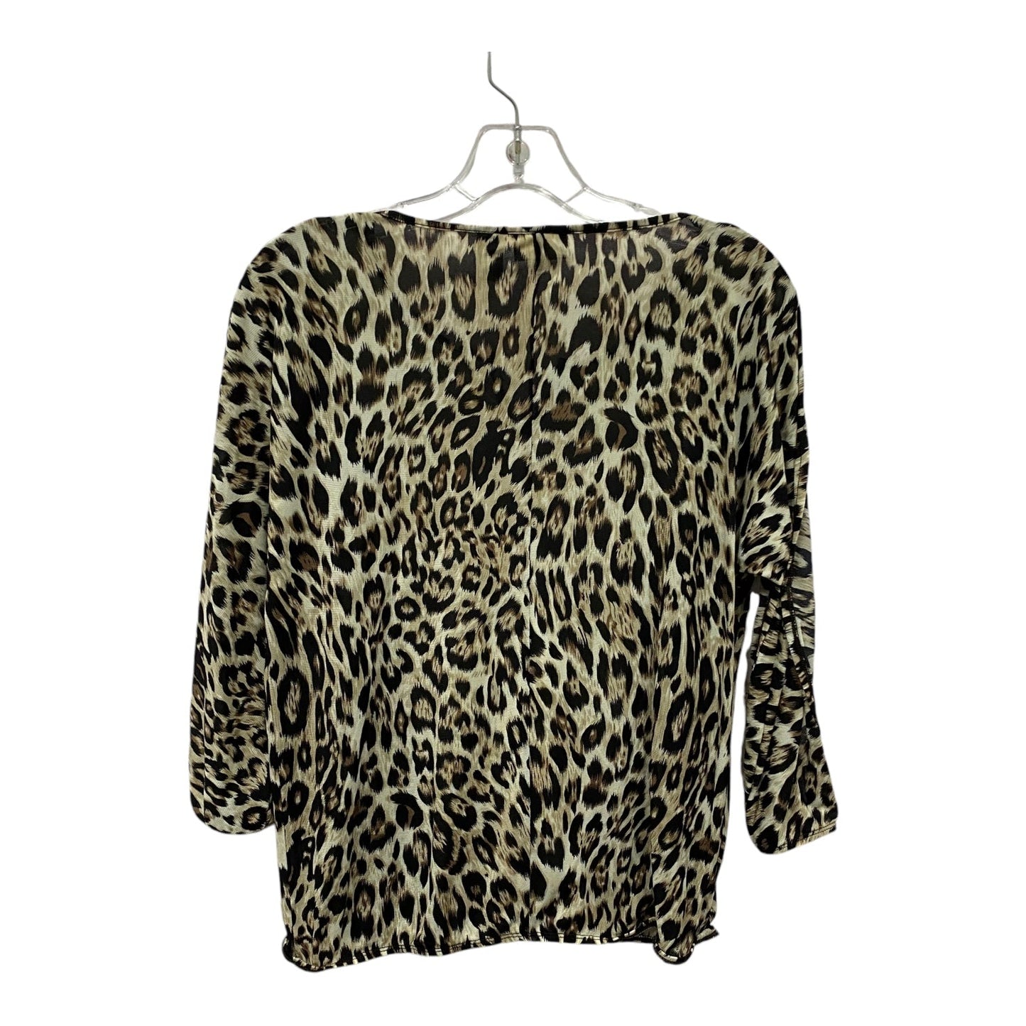 Top Ls By Chicos In Black & Tan, Size:S