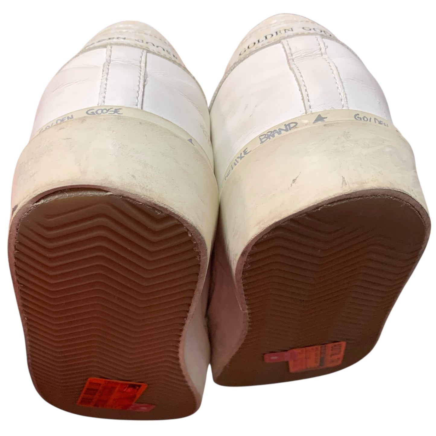 Shoes Luxury Designer By Golden Goose In White, Size: 11