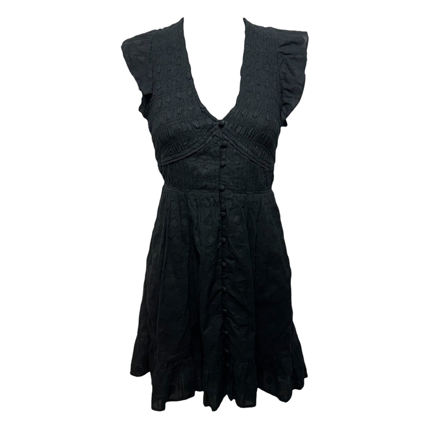 The Peregrine Mini Dress By Anthropologie In Black, Size: XS