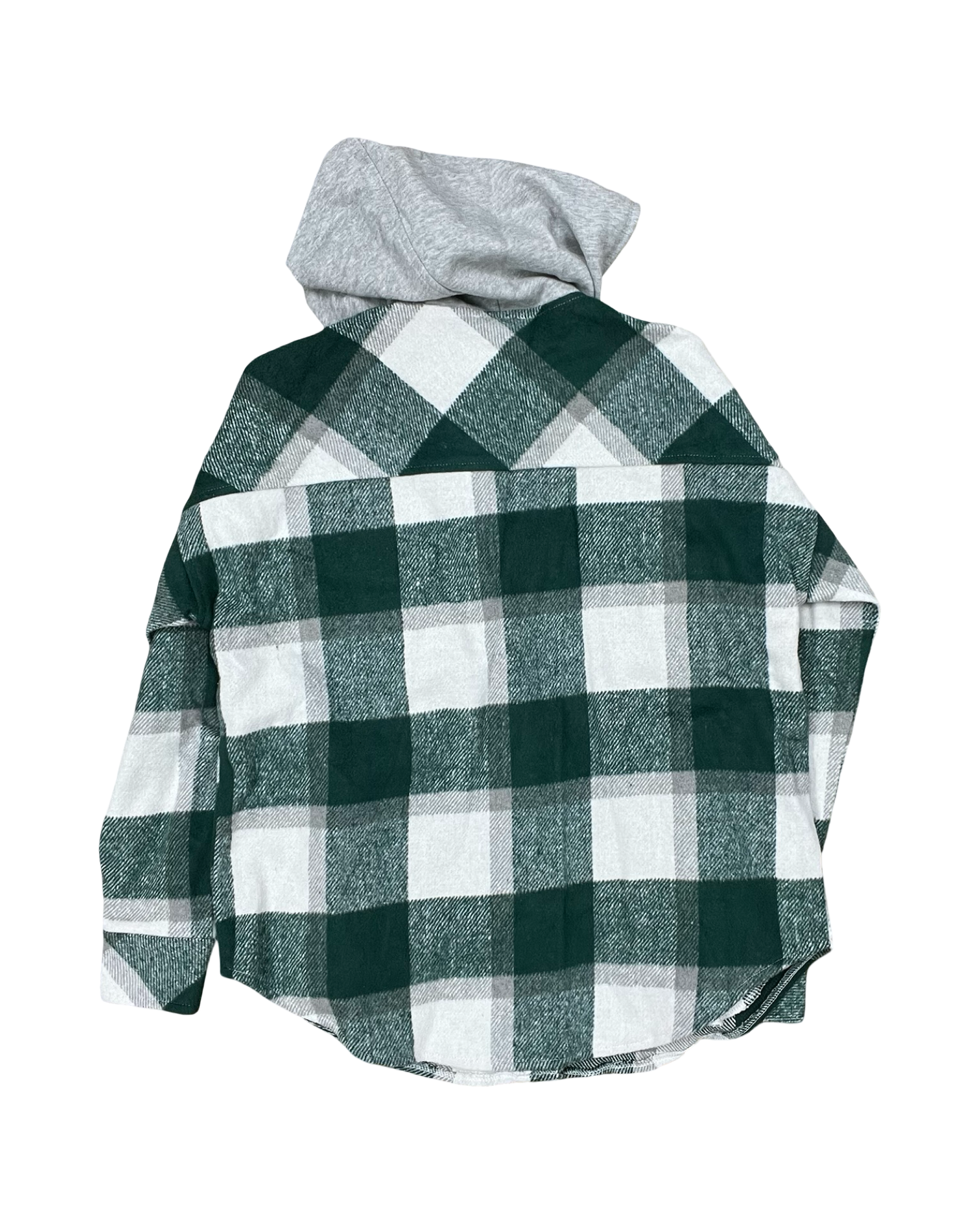 Jacket Shirt By Altard State In Green & Grey, Size:Xs