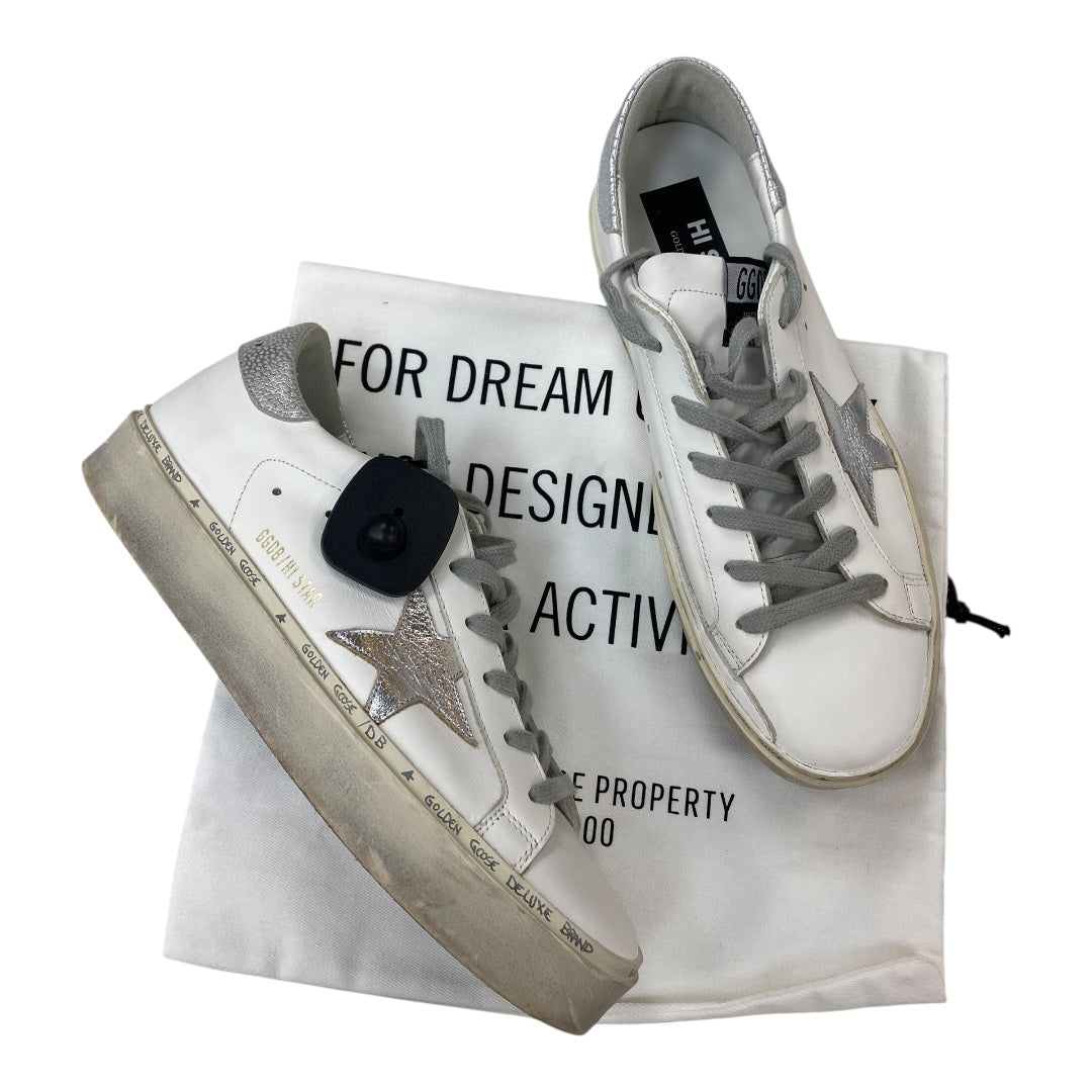 Shoes Luxury Designer By Golden Goose In White, Size:9.5
