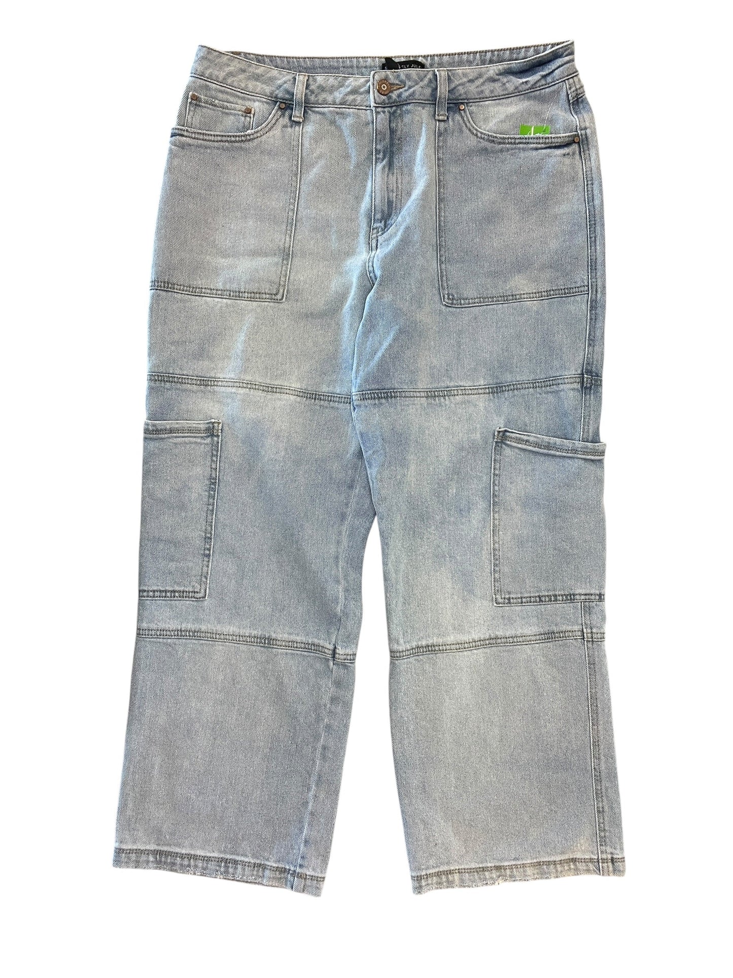 Jeans Wide Leg By Sincerely Jules In Blue Denim, Size:10