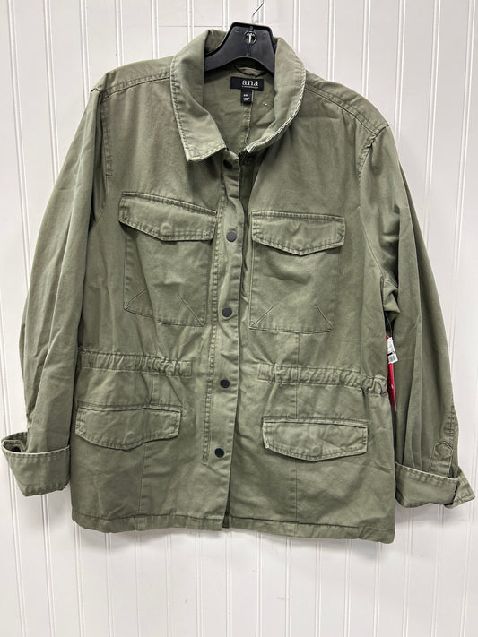 Jacket Shirt By Ana In Green, Size:Xxl