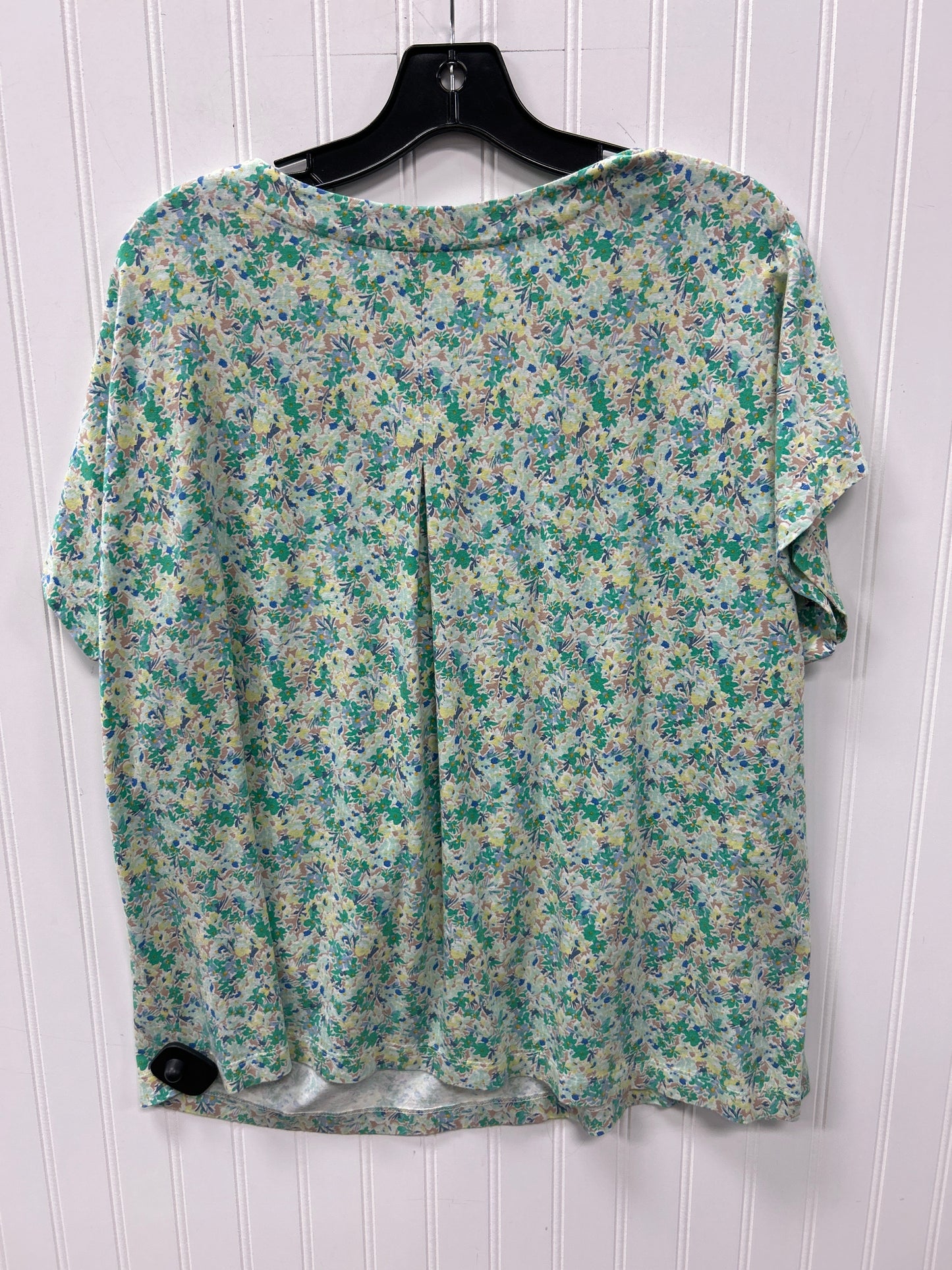 Top Ss By J. Jill In Green, Size:2X