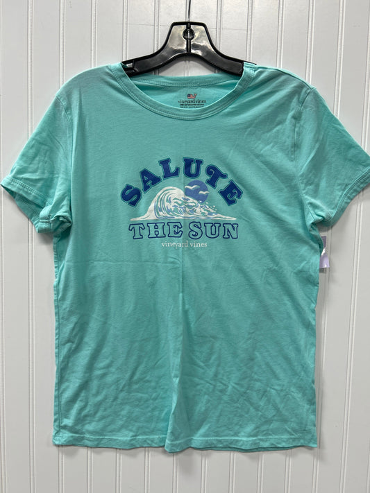 Top Ss By Vineyard Vines In Aqua, Size:L