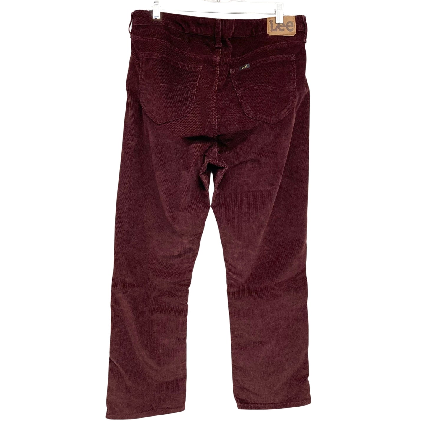 Pants Corduroy By Lee In Maroon, Size:18