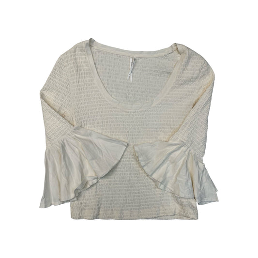 Top Ls By Anthropologie In Cream, Size:M