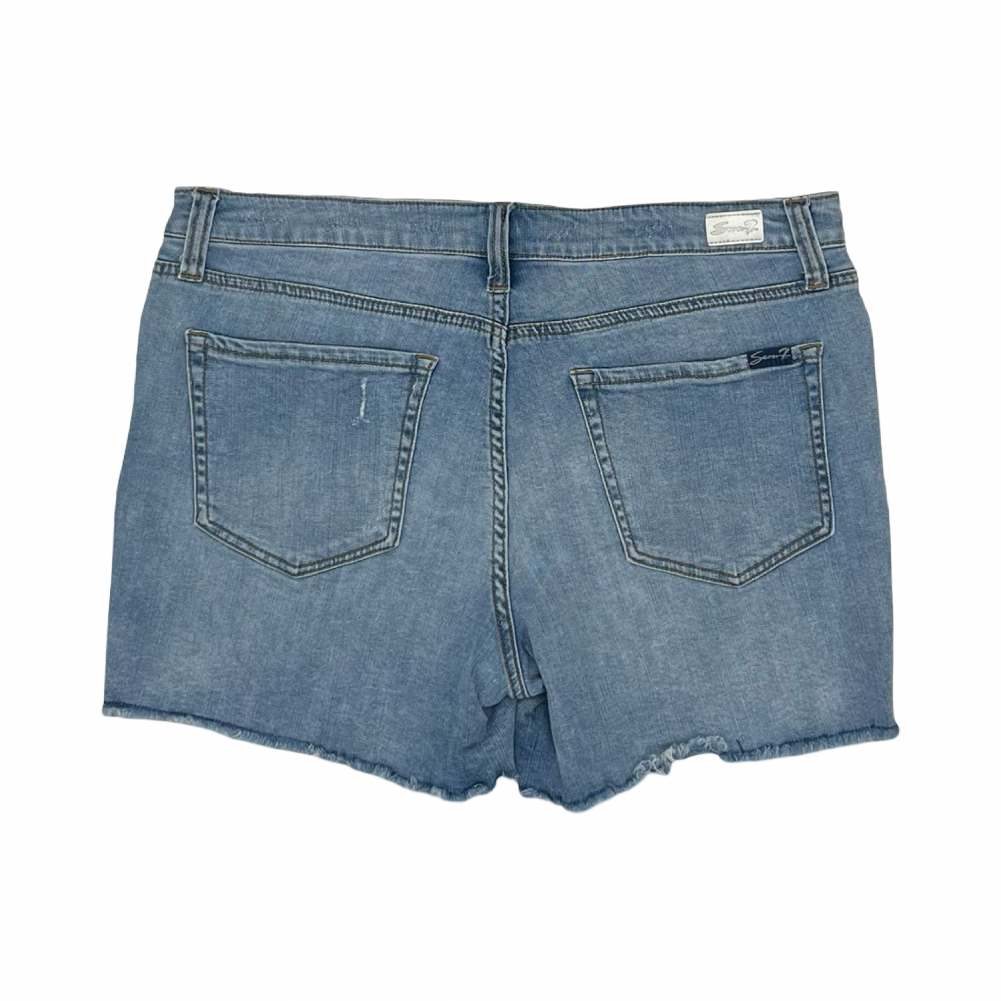 Shorts By Seven 7 In Blue Denim, Size:12