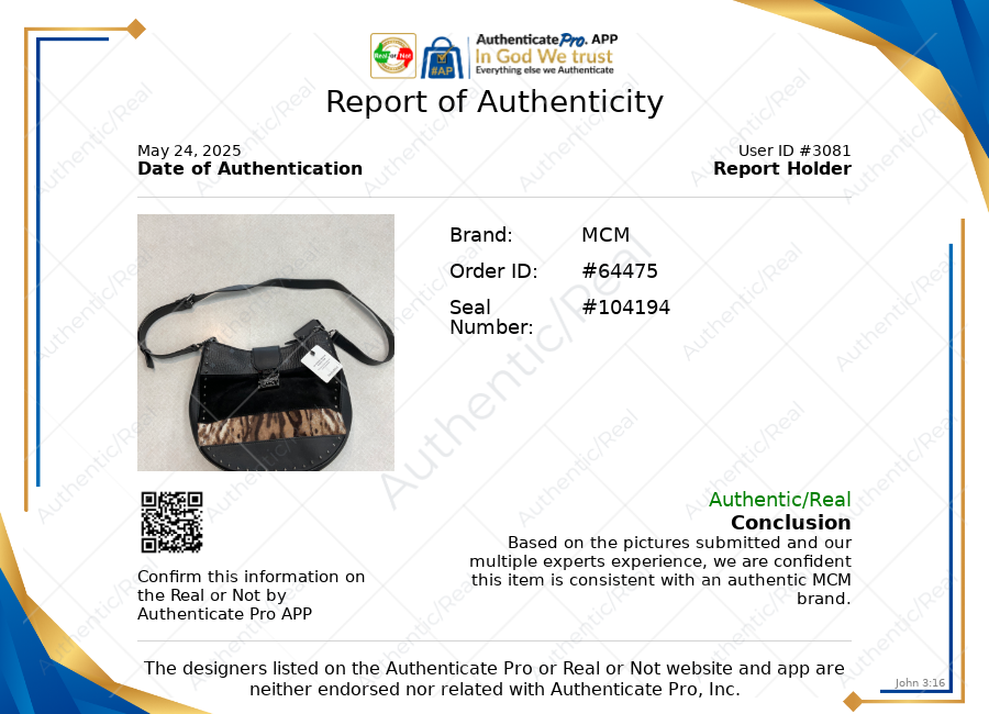 Patricia Studded Crossbody By Mcm, Size: Medium