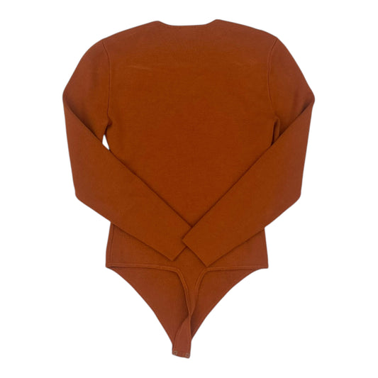 Bodysuit By Abercrombie And Fitch In Orange, Size:M