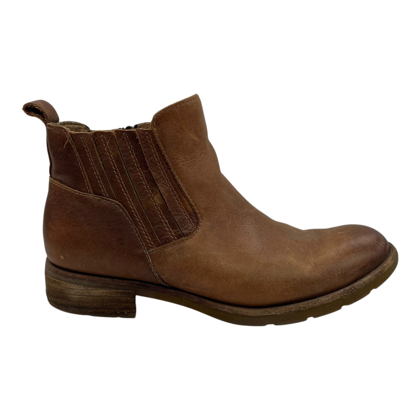 Boots Leather By Sofft In Brown, Size:7