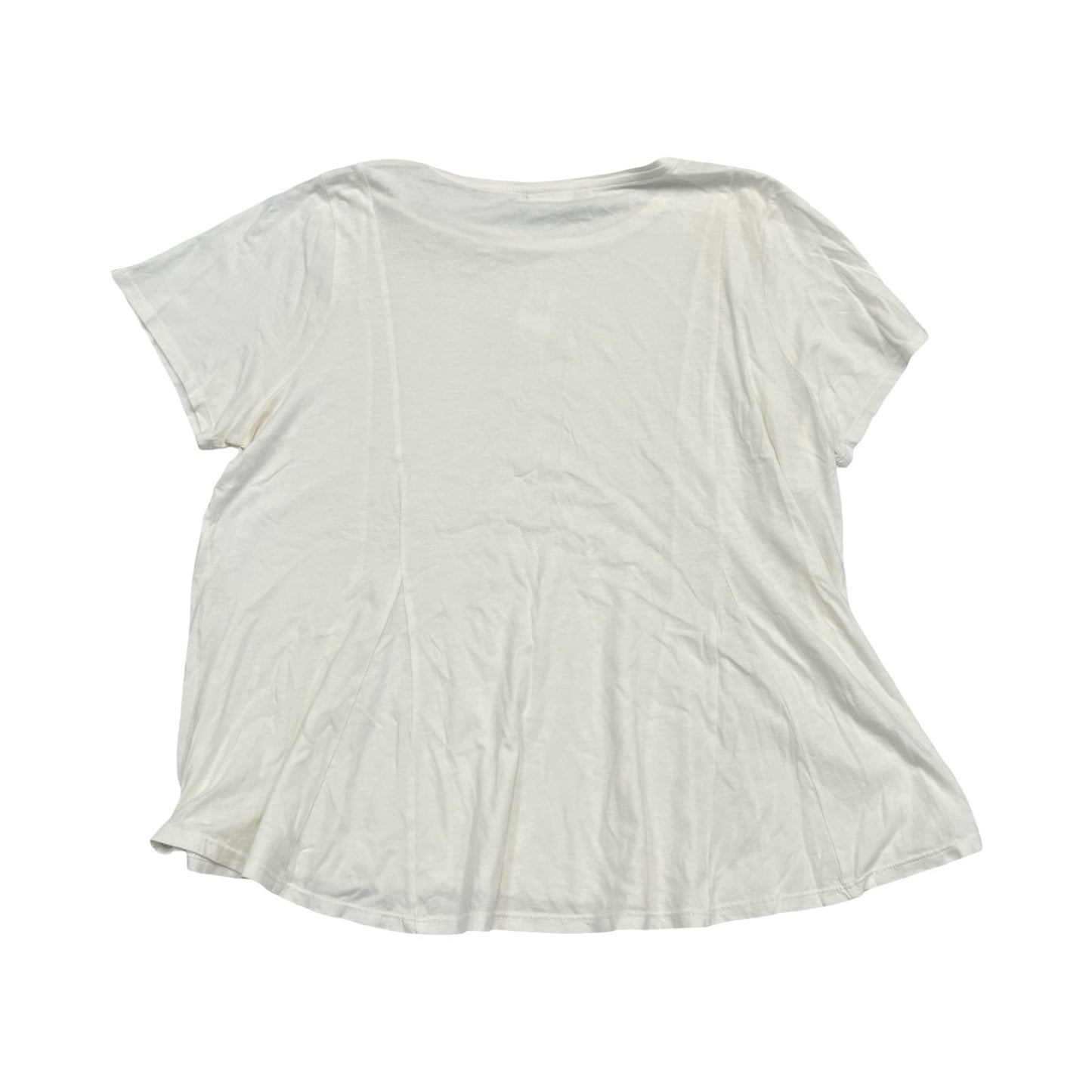 Top Ss By J. Jill In Cream, Size:3X