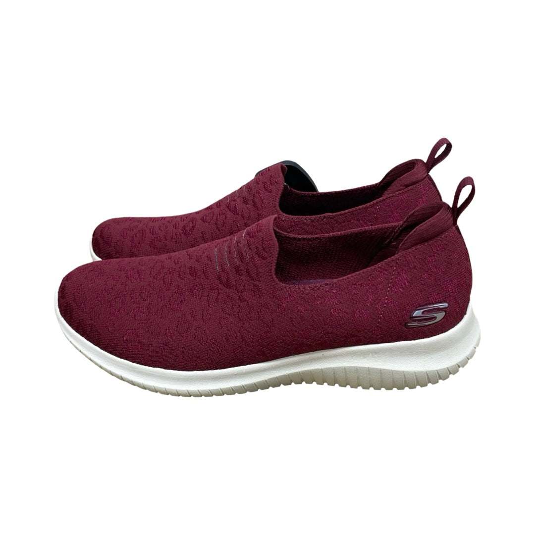 Shoes Sneakers By Skechers In Maroon, Size:7.5