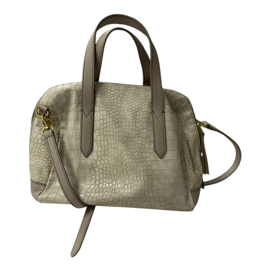 Handbag By Fossil In Taupe, Size:Medium
