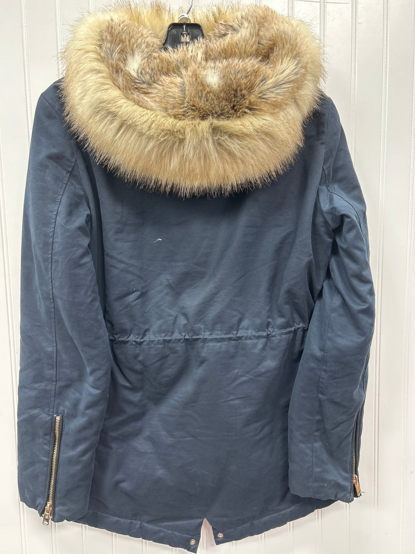 Coat Other By Zara In Navy, Size:S
