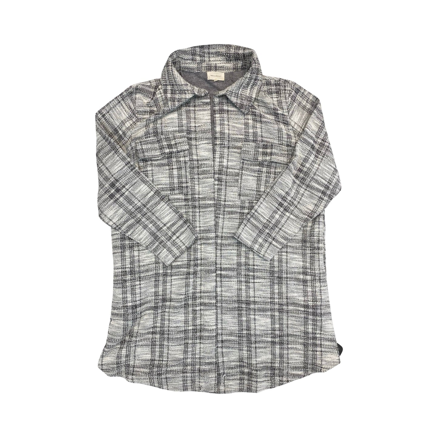 Blazer By Melloday In Grey, Size:1X