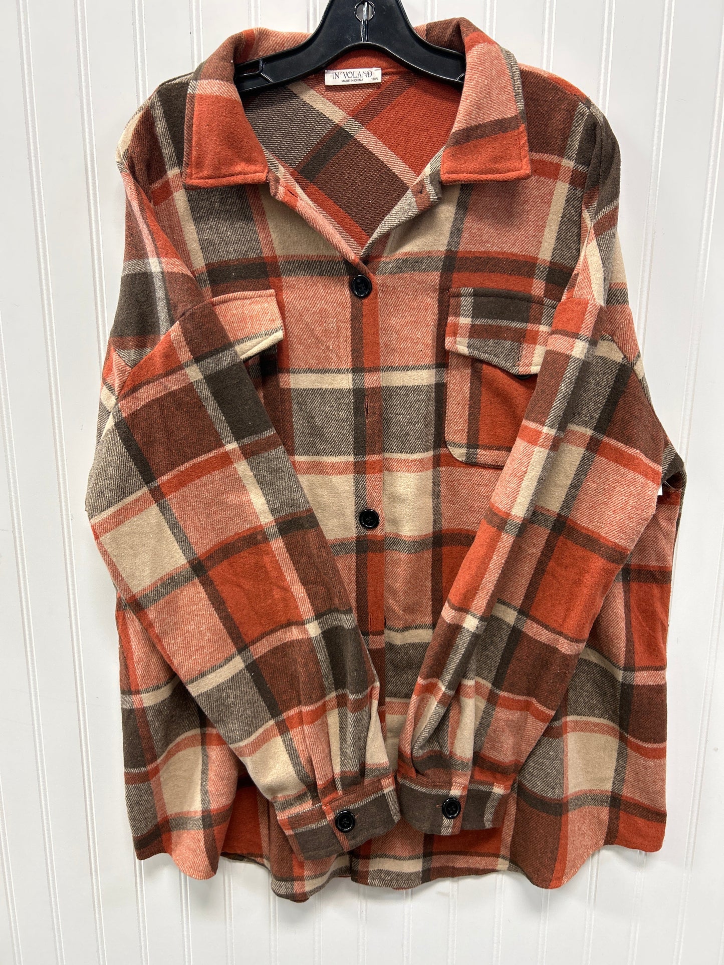 Jacket Fleece By Cmc In Orange, Size:18
