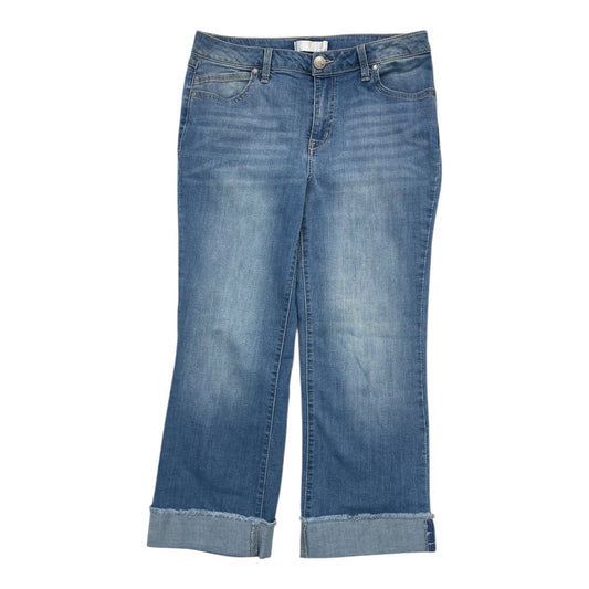 Jeans Cropped By 1822 Denim In Blue Denim, Size:10