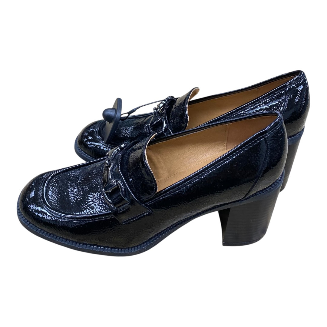 Shoes Heels Block By Nine West In Black, Size:8.5