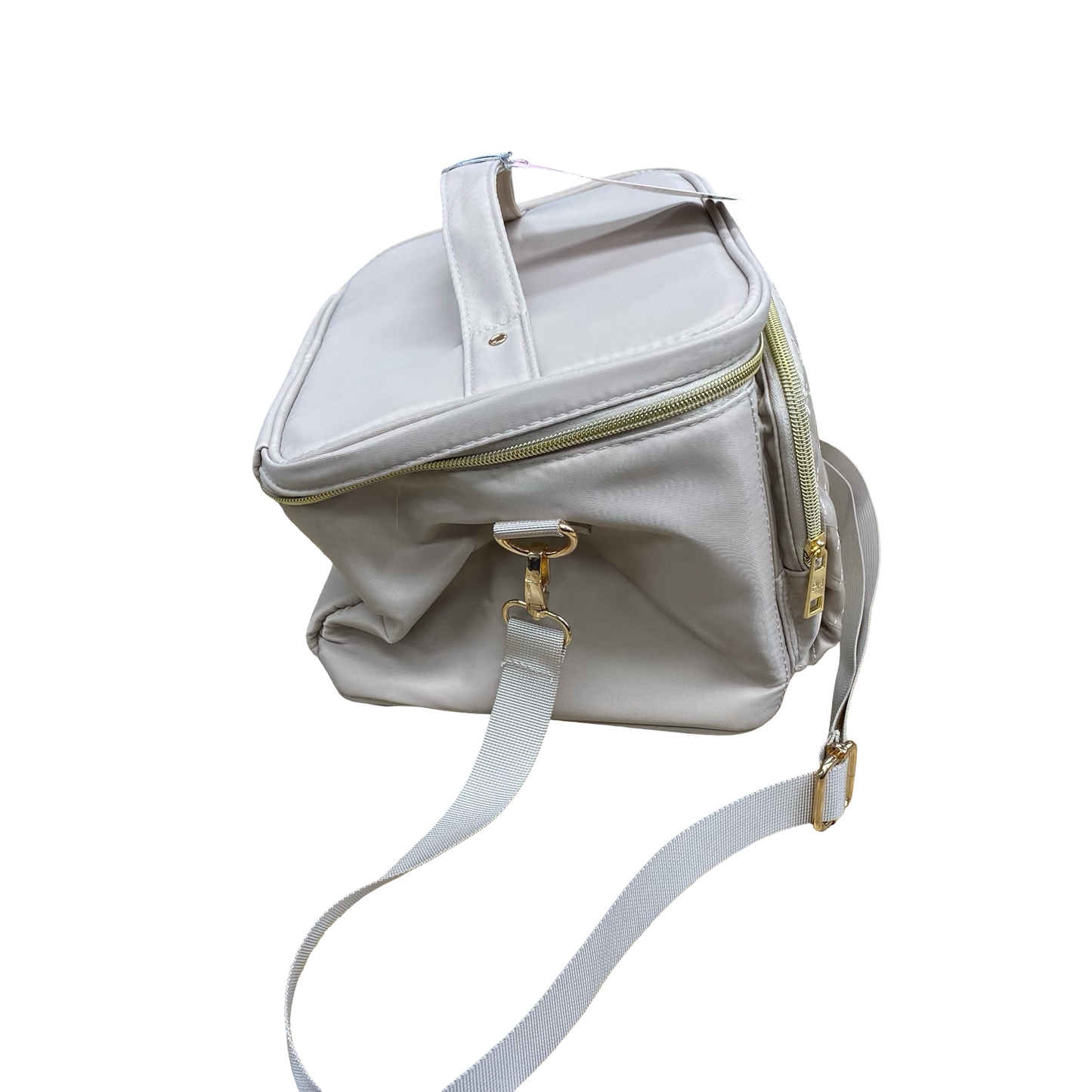 Makeup Bag By Clothes Mentor In Tan, Size:Large