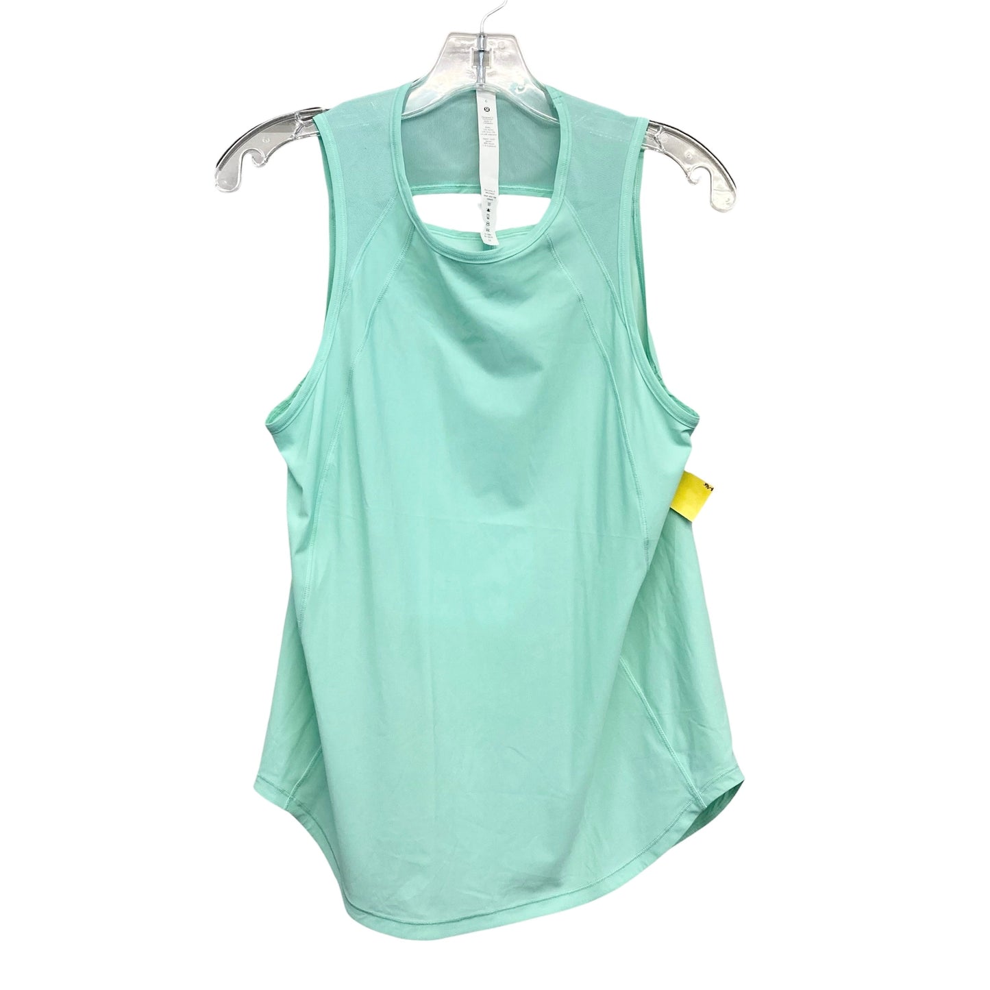 Athletic Tank Top By Lululemon In Green, Size:S