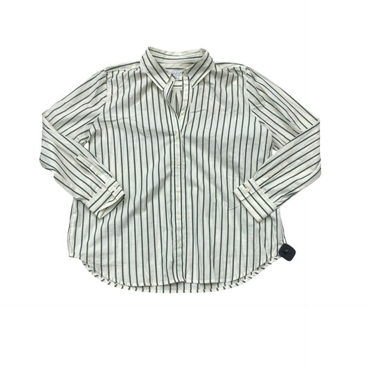 Top Ls By Ann Taylor In Striped Pattern, Size:Xl