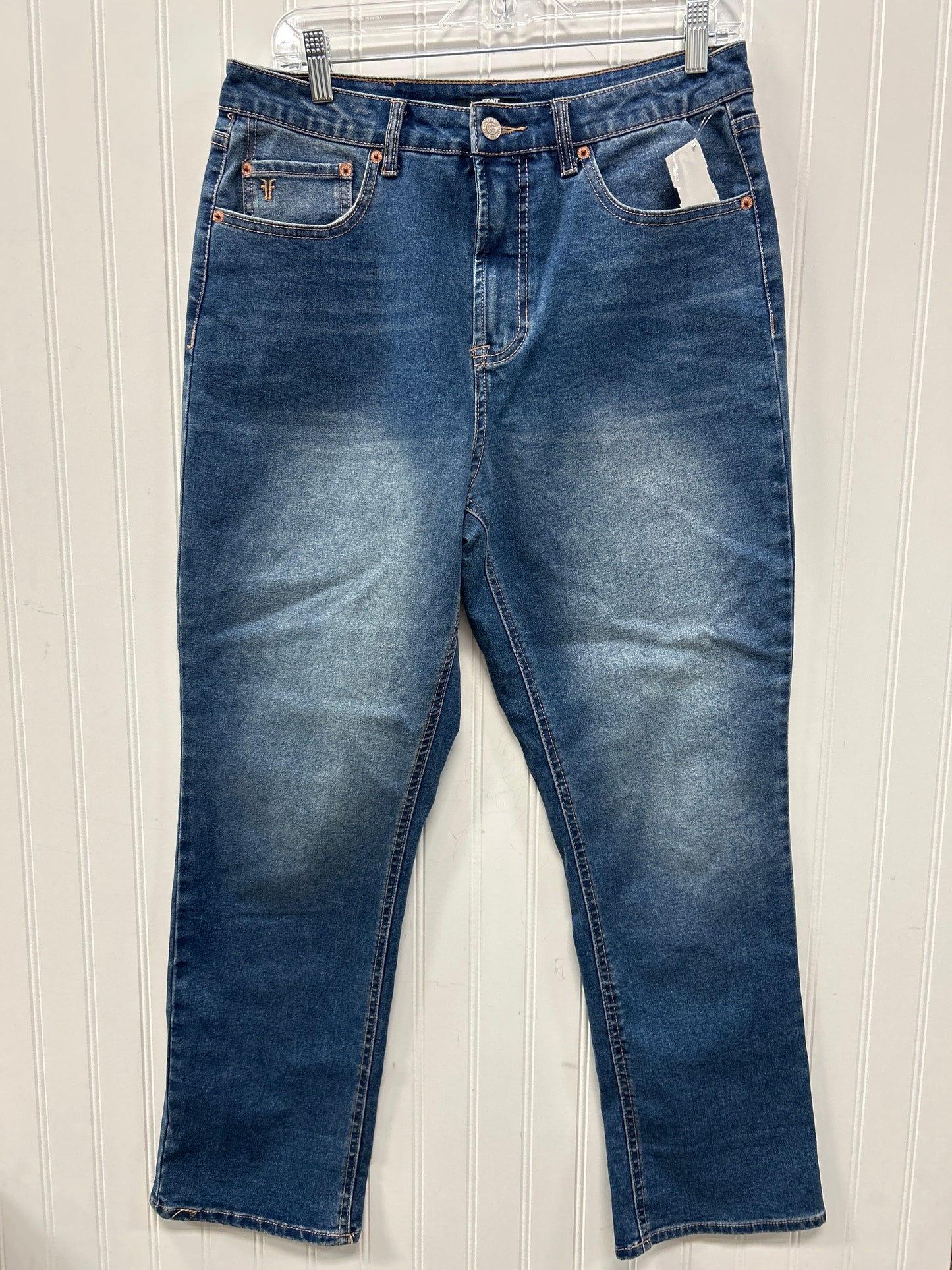 Jeans Designer By Frye In Blue Denim, Size:8