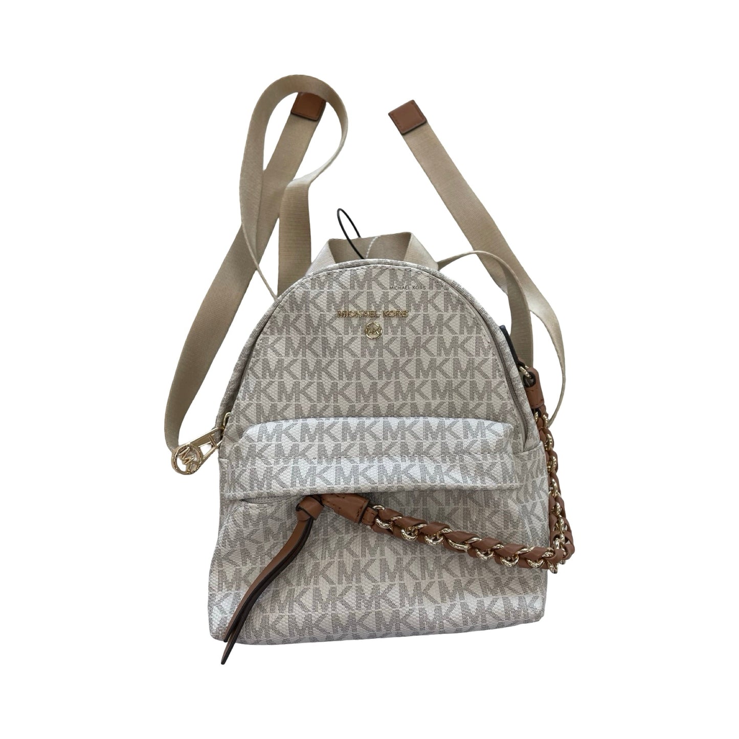Backpack Designer By Michael Kors In Cream, Size:Small