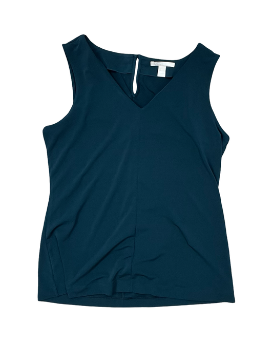 Top Sleeveless By Banana Republic In Green, Size:M