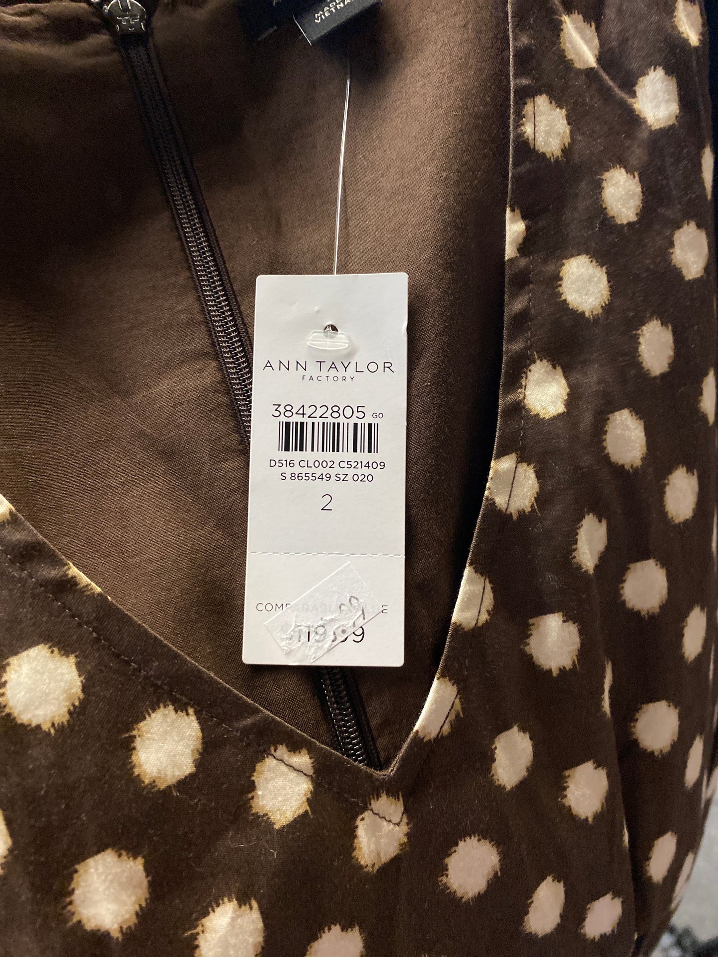 Dress Work By Ann Taylor In Brown, Size: 2