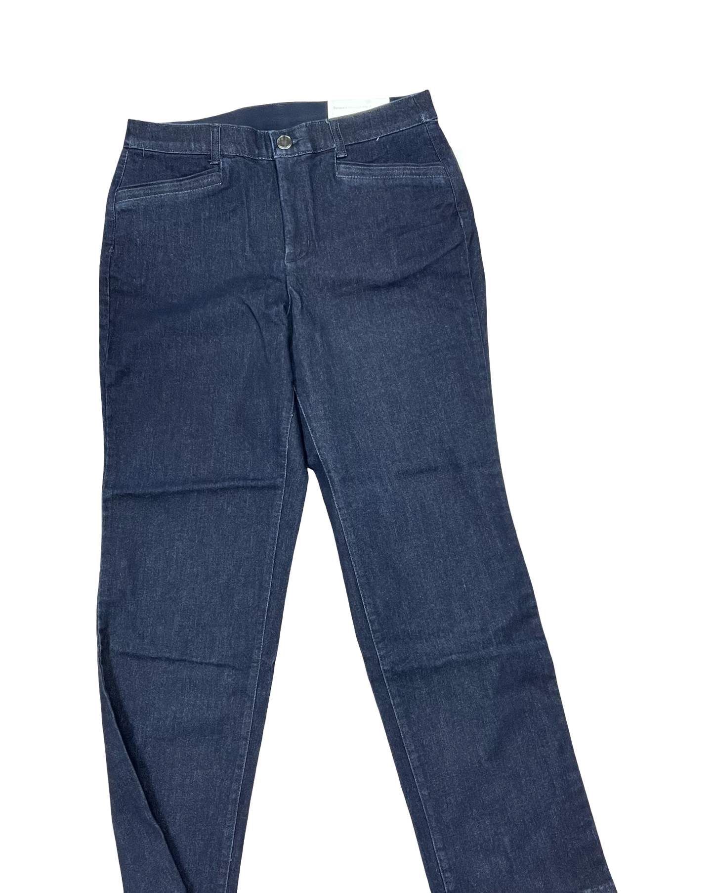 Jeans Straight By Christopher And Banks In Blue Denim, Size:10