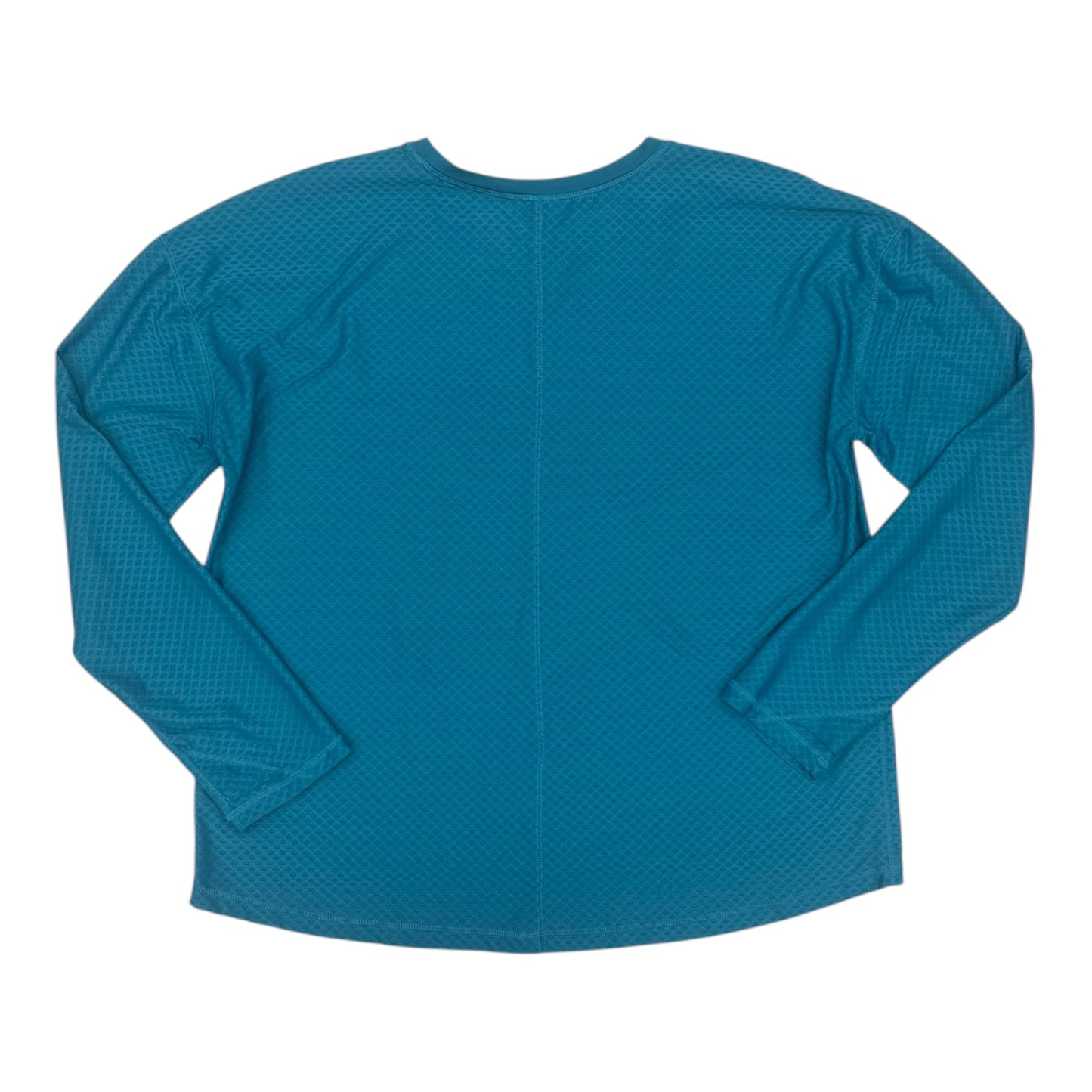 Athletic Top Ls Crewneck By Tek Gear In Blue, Size:Xl