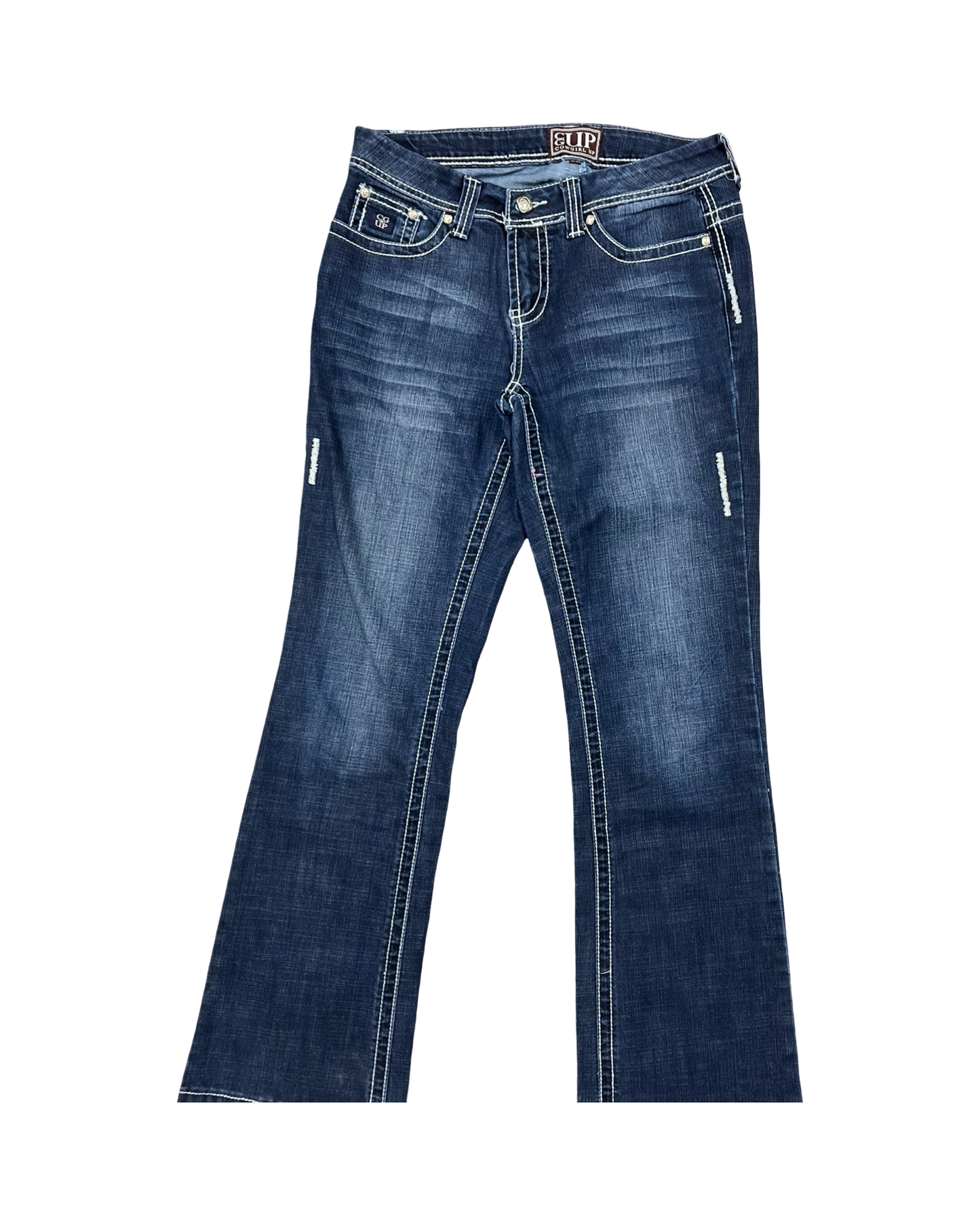 Jeans Boot Cut By Clothes Mentor In Blue Denim, Size:10