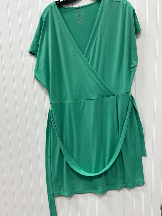 Dress Casual Maxi By Nine West In Green, Size:1X