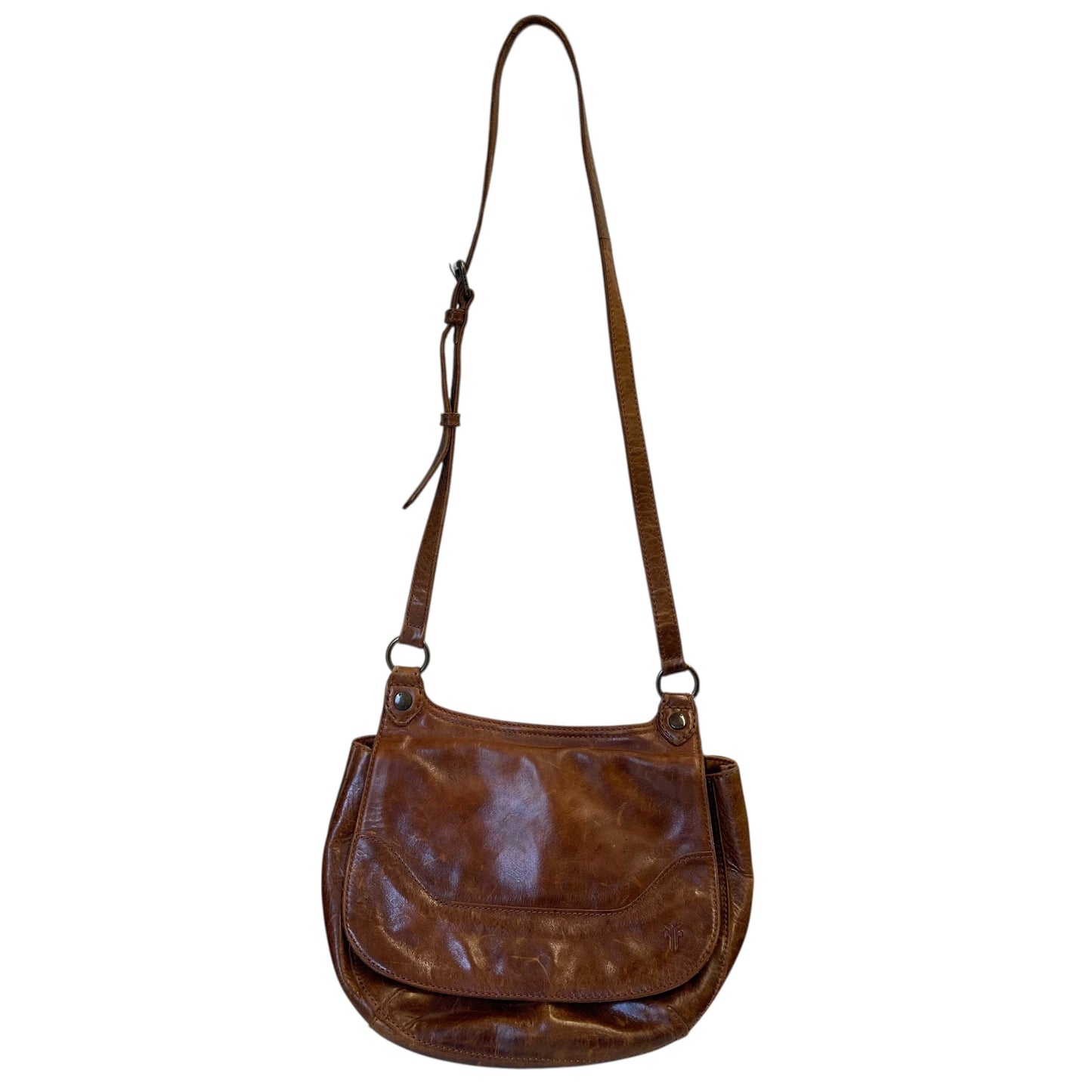 Crossbody Designer By Frye In Brown, Size:Medium