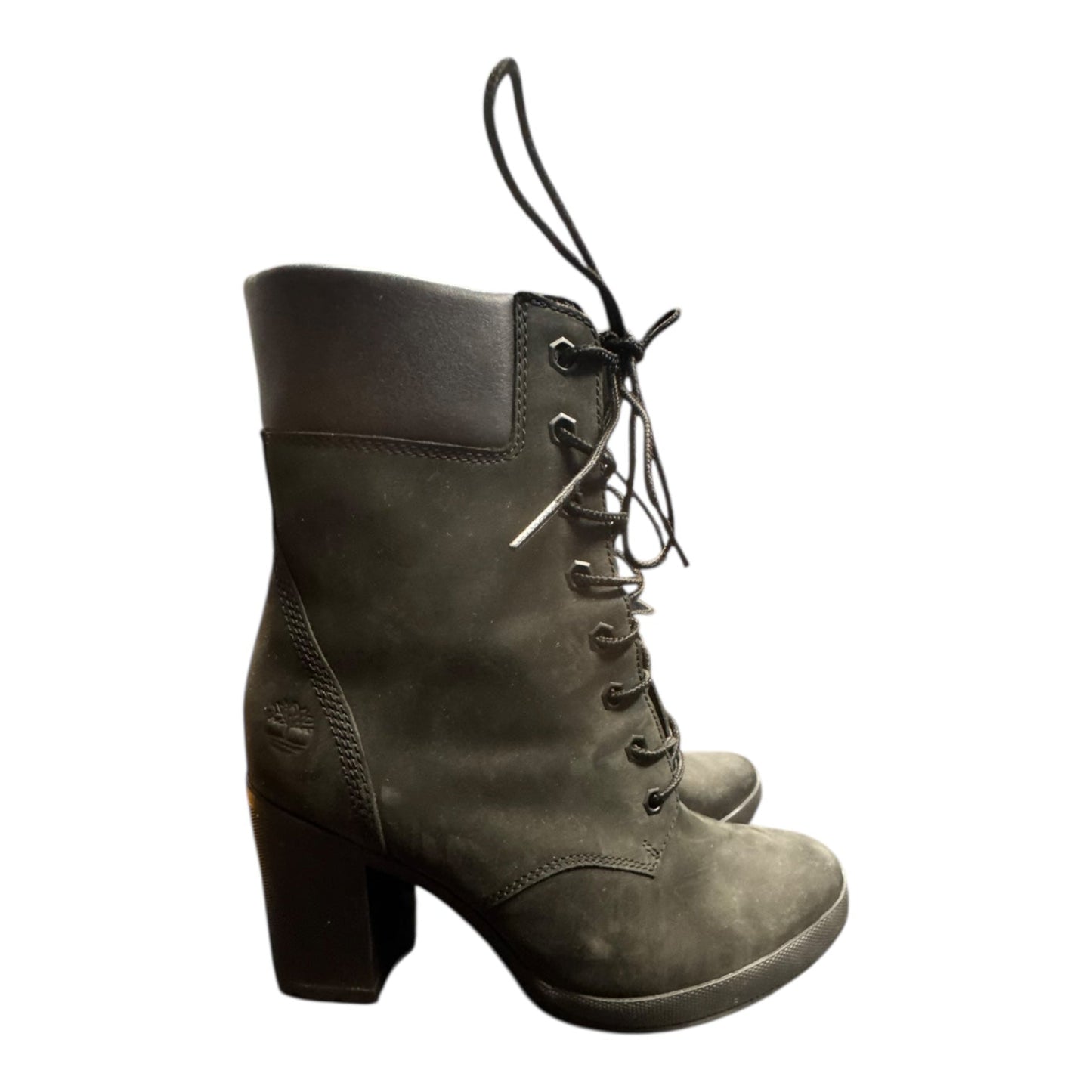 Boots Ankle Heels By Timberland In Black, Size:7