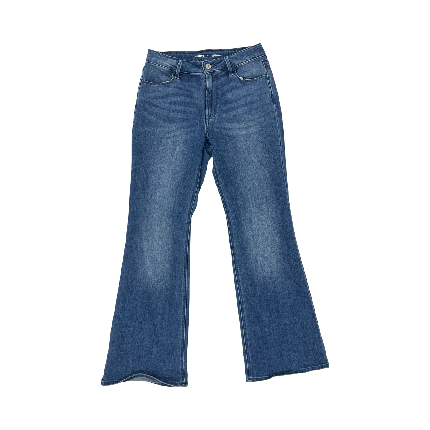 Jeans Flared By Old Navy In Blue Denim, Size:4