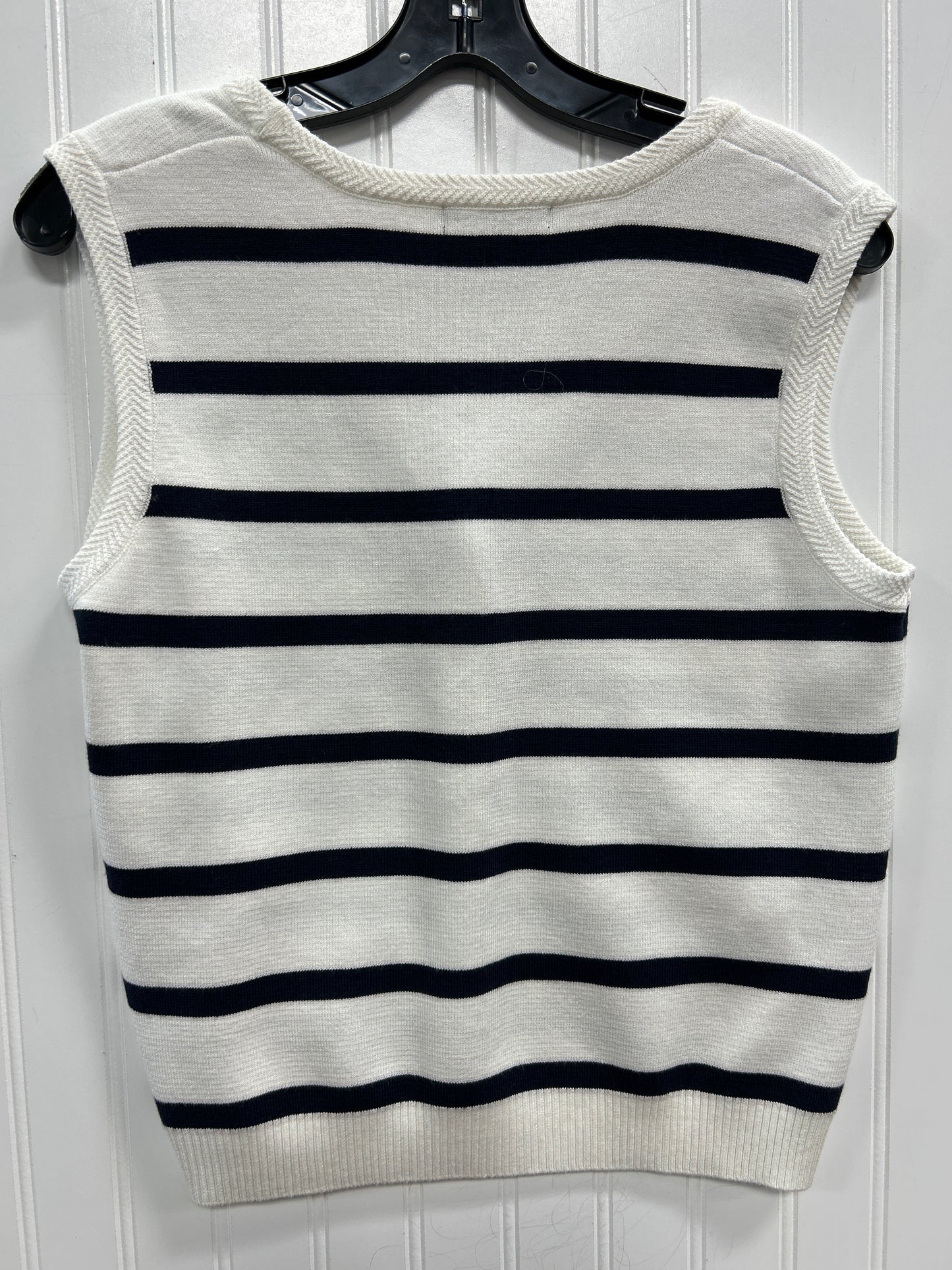 Top Sleeveless By Adrianna Papell In White, Size:S