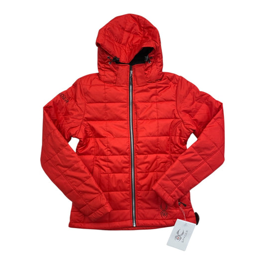 Jacket Puffer & Quilted By Spyder In Red, Size:M