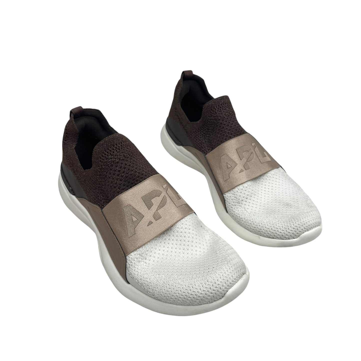 Shoes Athletic By Cmb In Brown & Cream, Size:8.5