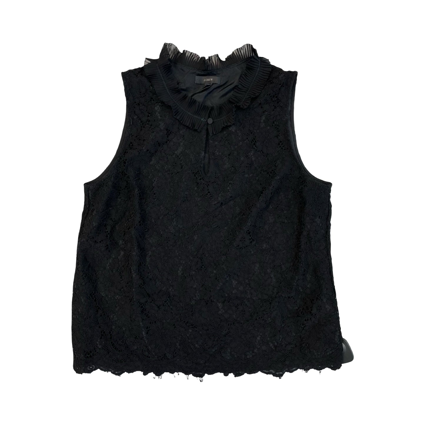 Top Sleeveless By J. Crew In Black, Size:L