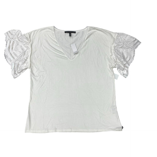 Top Ss By White House Black Market In White, Size:Xl
