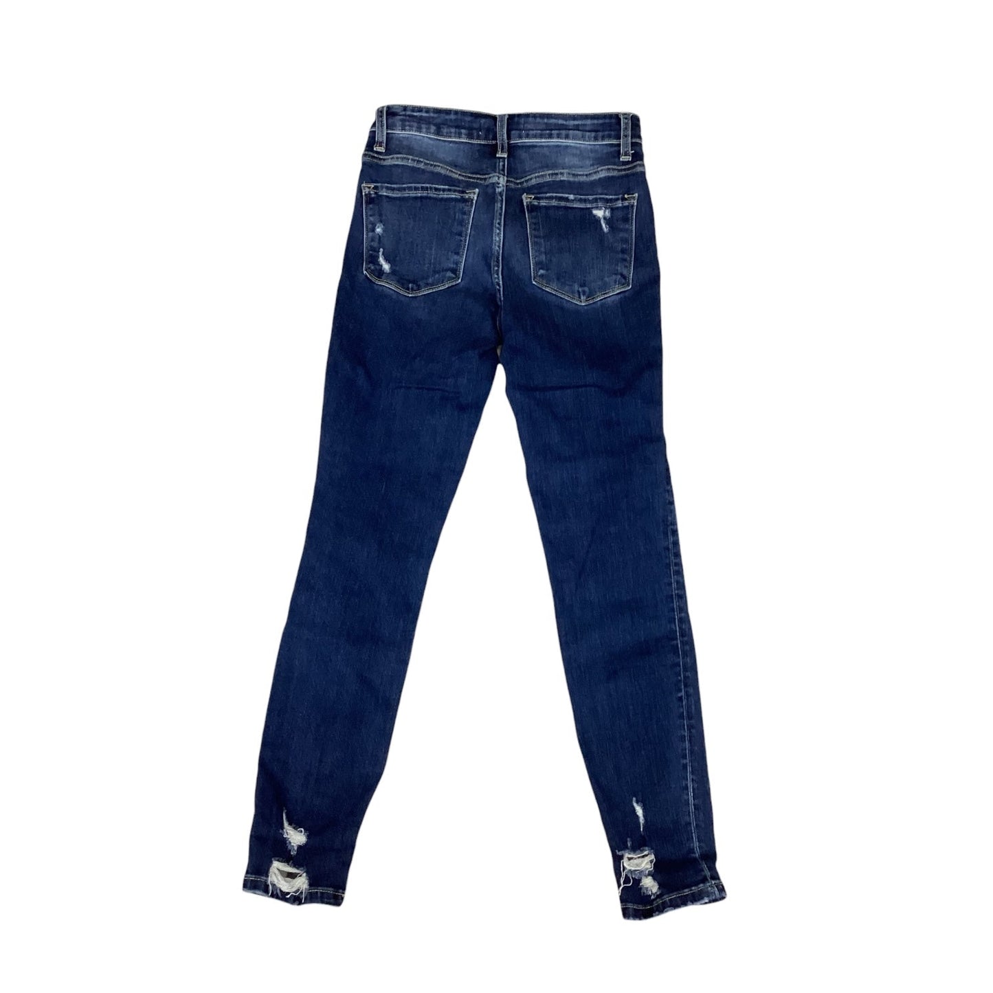 Jeans Skinny By Flying Monkey In Blue Denim, Size:2