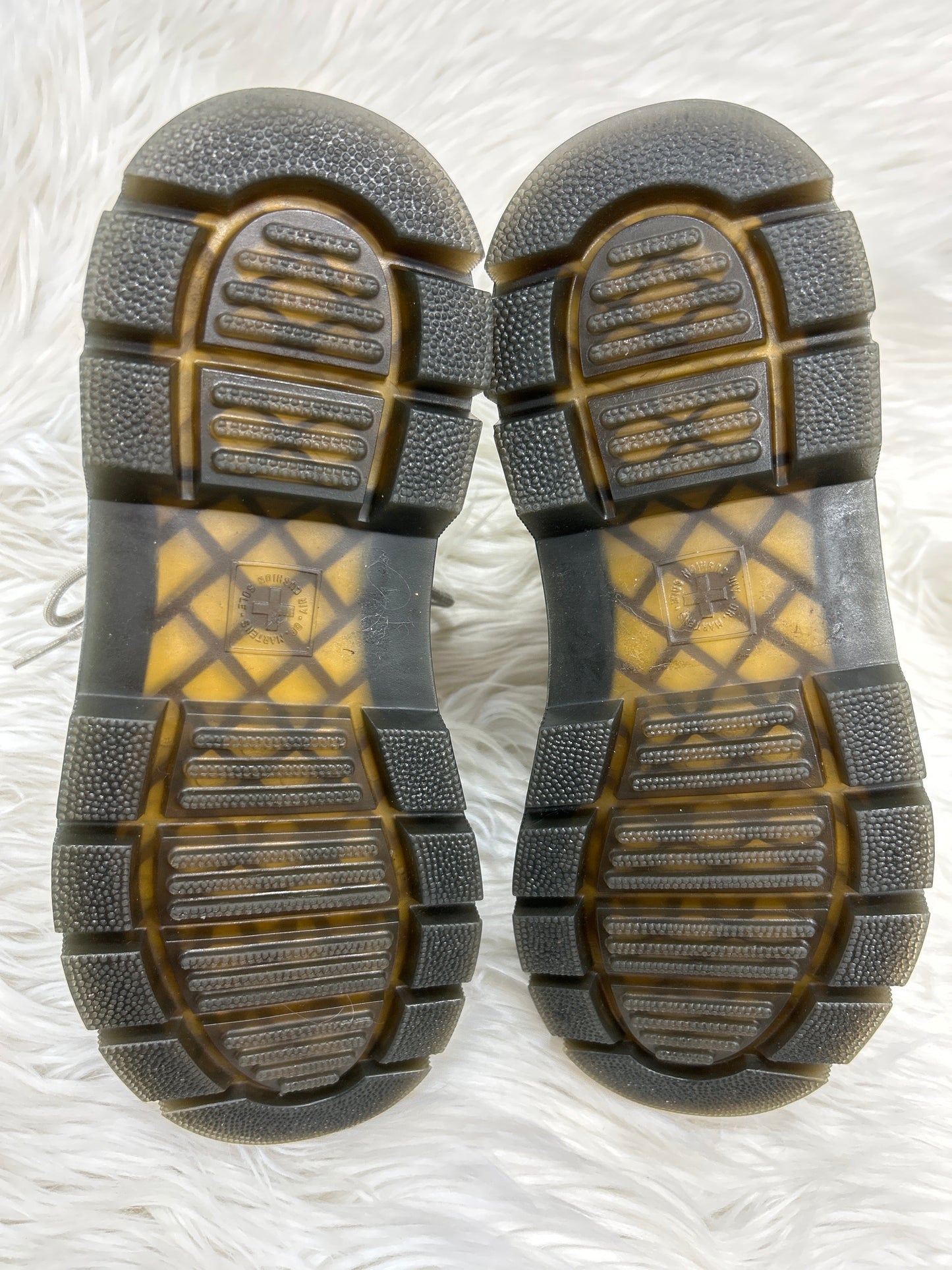 Boots Ankle Flats By Dr Martens In Grey, Size:9