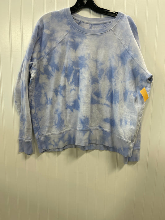 Athletic Top Ls Collar By Athleta In Purple, Size:1X