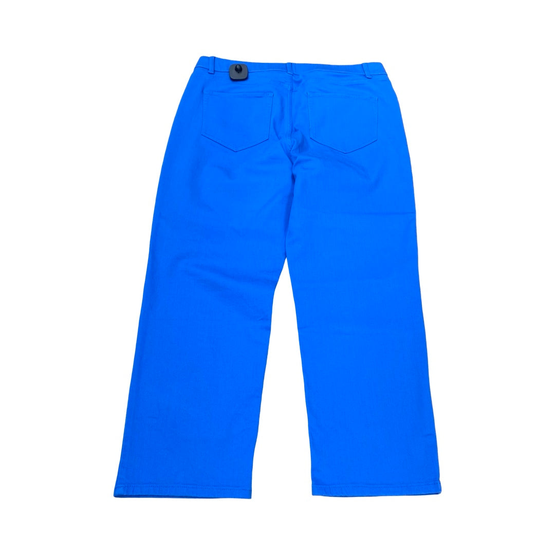 Jeans Cropped By J. Jill In Blue, Size:12