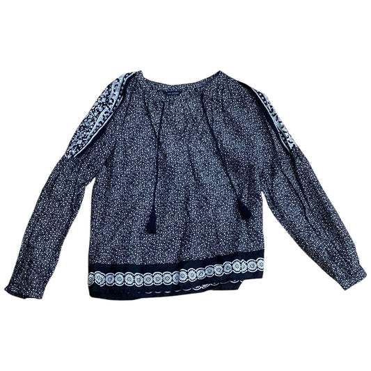 Top Ls By Lucky Brand In Black & Tan, Size:S