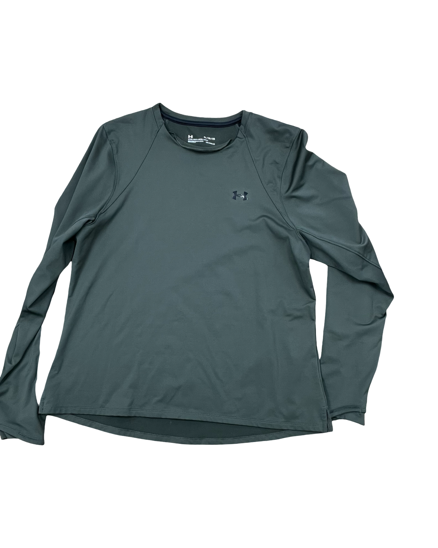 Athletic Top Ls Crewneck By Under Armour In Green, Size:Xl