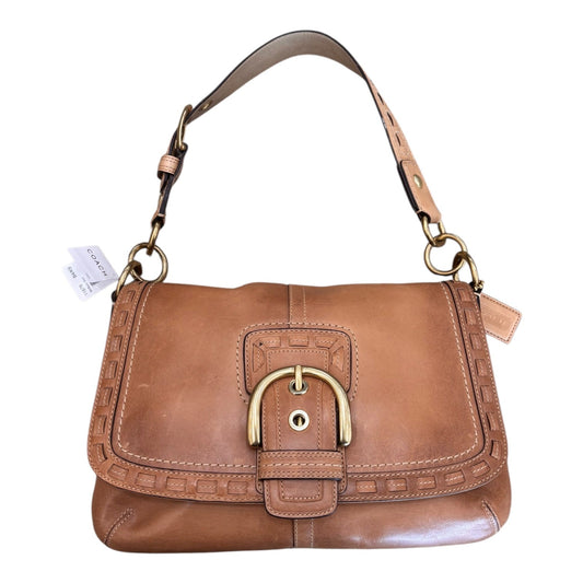Handbag Designer By Coach In Brown, Size:Medium